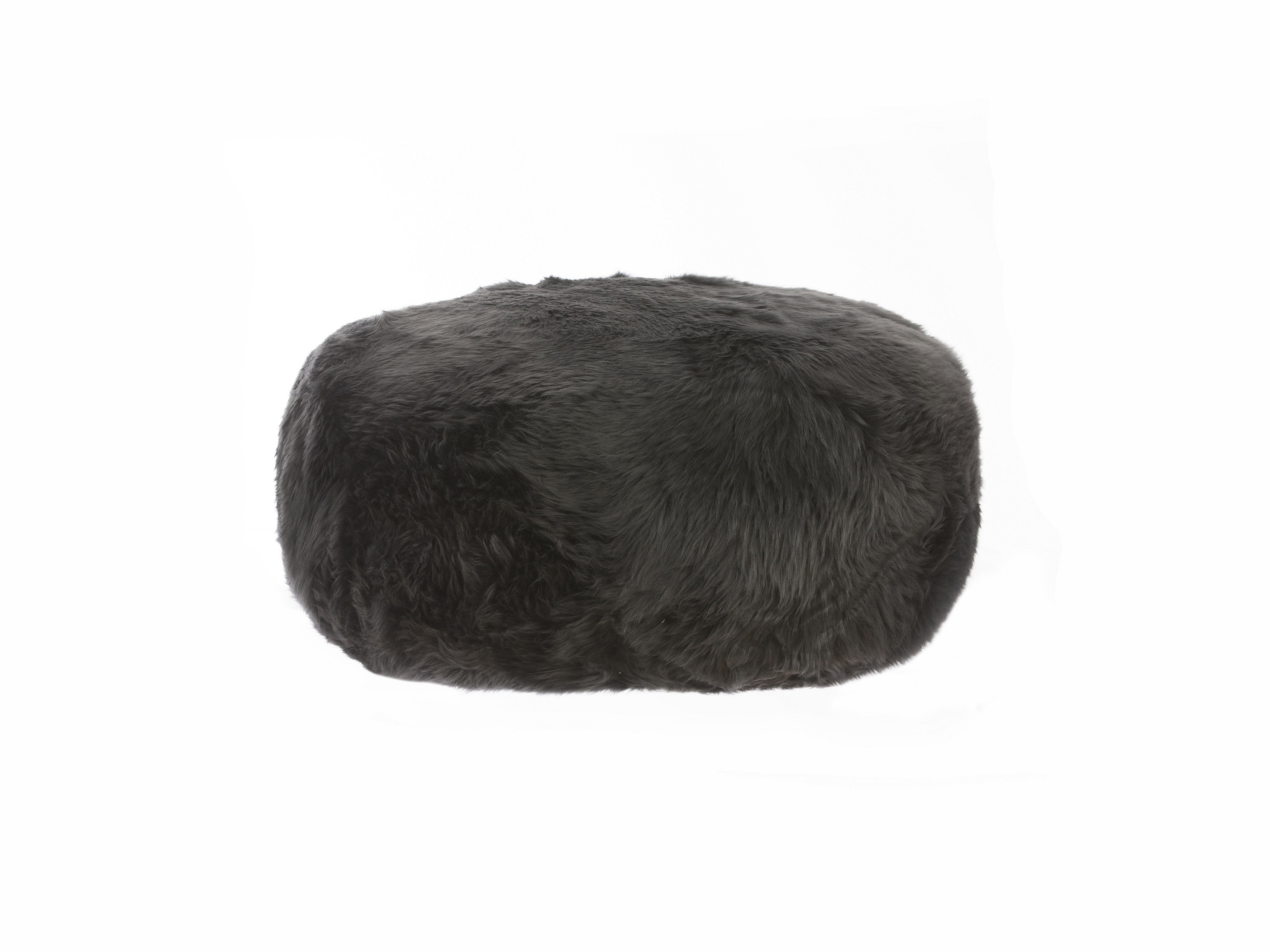 NZ Longwool Sheepskin Ottoman by Fibre by Auskin