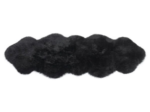 NZ Longwool Double Sheepskin Rug - Steel
