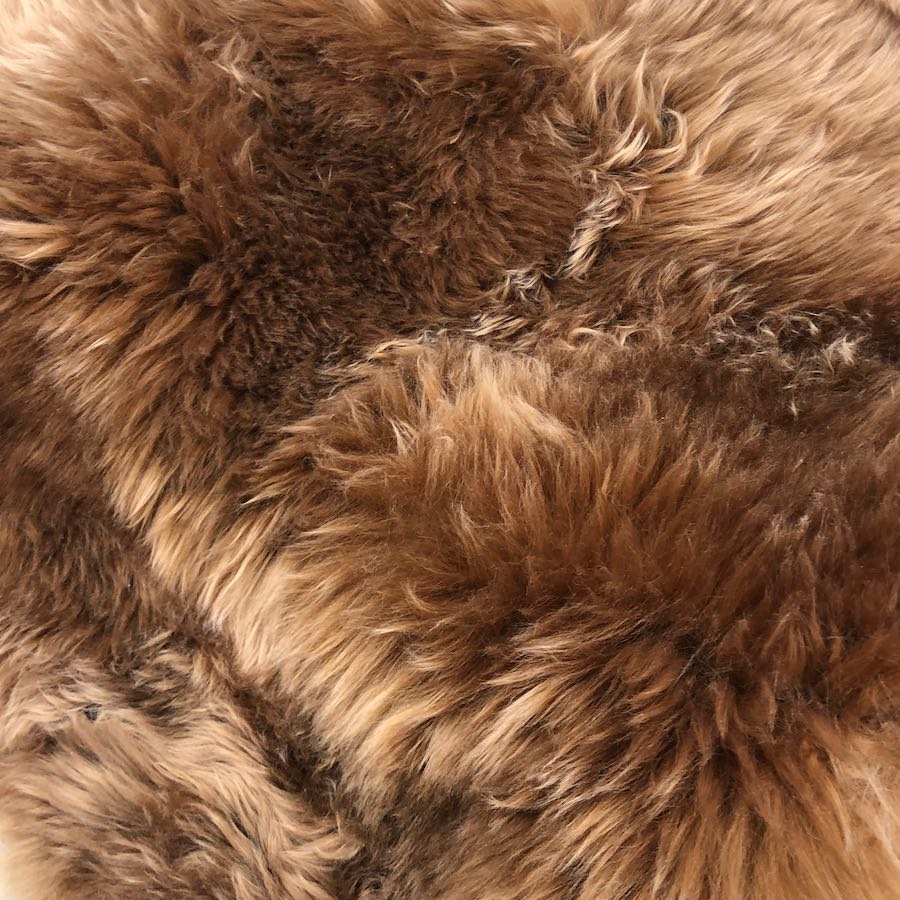 Sheepskin Rug Merino - Rust