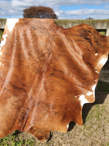 Natural Brazilian Cowhide - Mocha, Espresso & Ivory