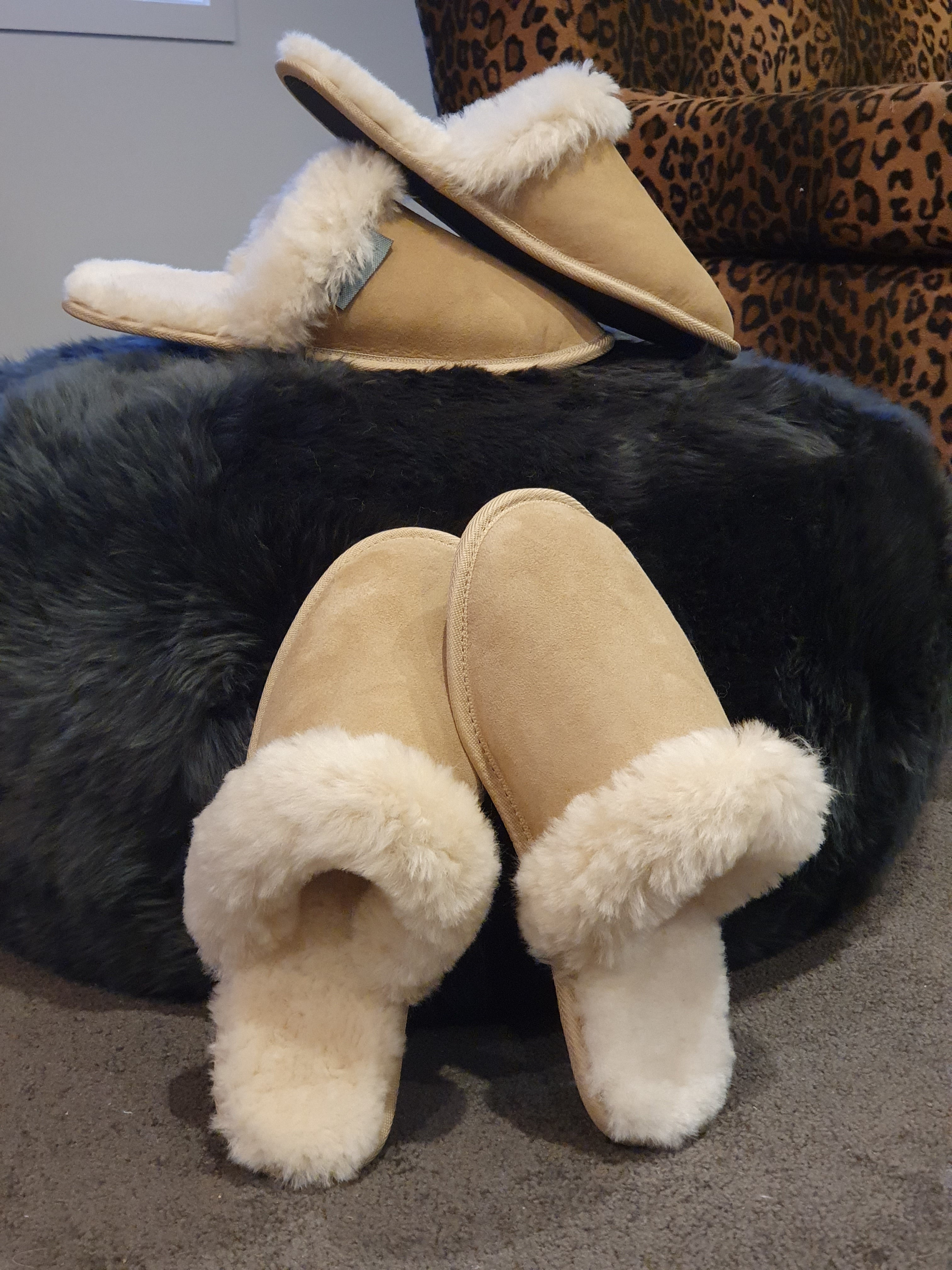 Sheepskin Scuff Slippers